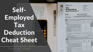 Self-Employed Tax Deduction Cheat Sheet